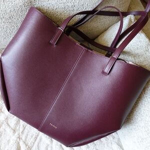 Elegant Burgundy Tote Bag